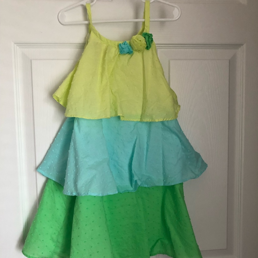 Girls tiered summer dress - Size 6